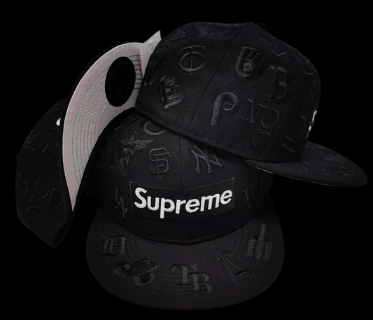 SUPREME BLACK MLB